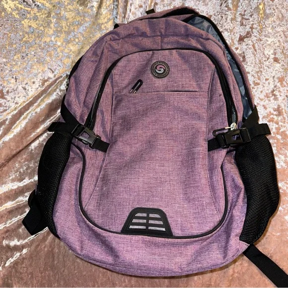 Bags | Like New Used Once Light Pink Backpack With Computer  display picture 3